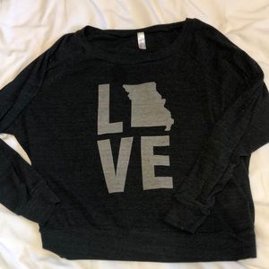 LOVE Missouri Shape Shirt